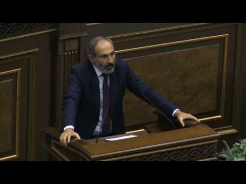Armenia protest leader addresses parliament before crucial vote