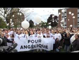 Angélique: une marche blanche rassemble 3.300 personnes