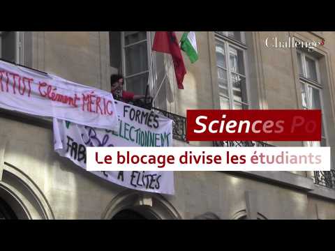 Sciences po : le blocage divise les étudiants 