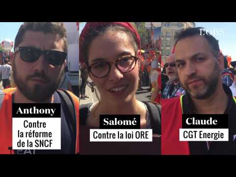 "Macron, écoute la rue !" : Salomé, Claude et Anthony ont chacun un message contre les réformes