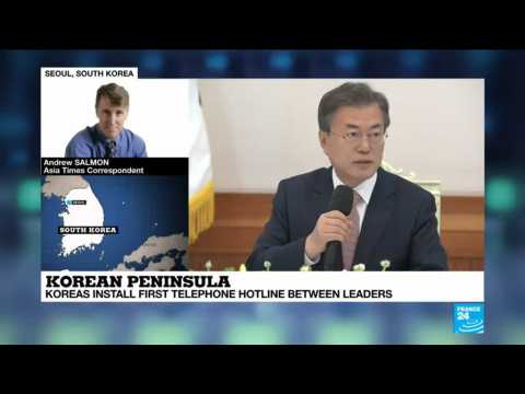 North Korea Talks: Koreas install a first telephone hotline between leaders