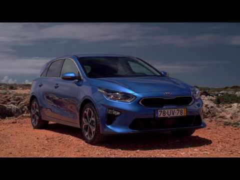 The new Kia Ceed Exterior Design in Blue Flame