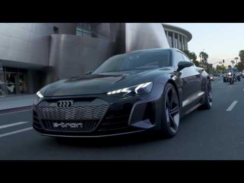 The first drive of the Audi e-tron-GT concept