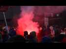 Demonstration in Vienna against the Austrian government - Label : AFPTV - First images - Category : News