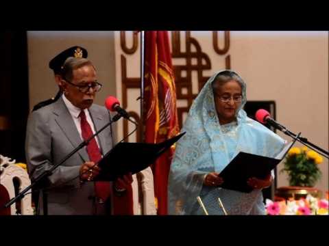 Hasina sworn in as Bangladesh PM after 'tainted' polls