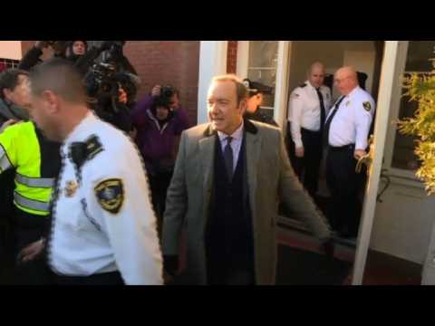 Kevin Spacey leaves courthouse after arraignment hearing
