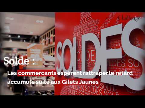 Solde : Les commerçants espèrent rattraper le retard accumulé suite aux Gilets Jaunes