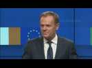 'Special place in Hell' for architects of Brexit: Tusk - Label : AFPTV - First images - Category : News