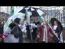 Les AESH manifestent devant le rectorat &agrave; Rouen - Label : Paris-Normandie - Category : News