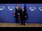 May meets Juncker in Brussels for Brexit talks