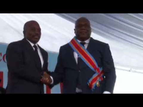 Felix Tshisekedi is sworn in as president of DRCongo
