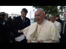 Pope Francis arrives to giant Panama youth gathering