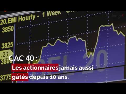 CAC 40, les actionnaires jamais aussi gâtés depuis dix ans