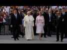 Panama's Varela hosts farewell ceremony for Pope Francis