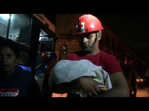 Storm in Cuba: Red Cross evacuate mothers with babies