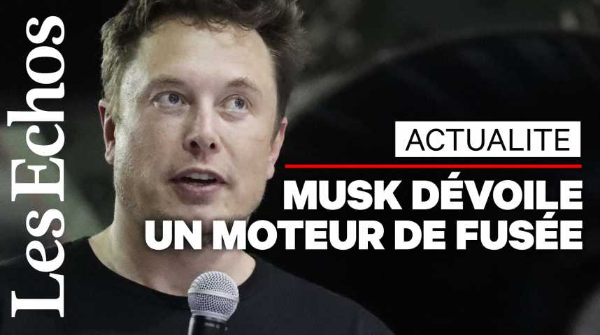 Illustration pour la vidéo Elon Musk dévoile les images du moteur de sa prochaine fusée