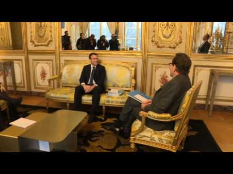 France's Macron meets with party leaders in Paris