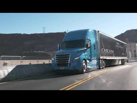 2019 CES Las Vegas - world premiere of the new Freightliner Cascadia