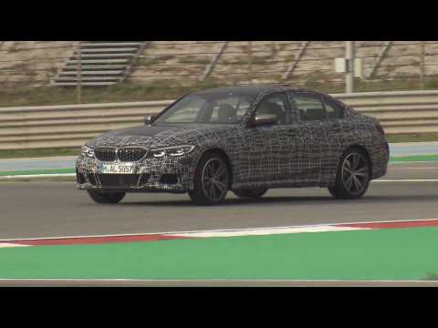 BMW M340i xDrive US (Camouflaged Prototype) Racetrack Driving Video
