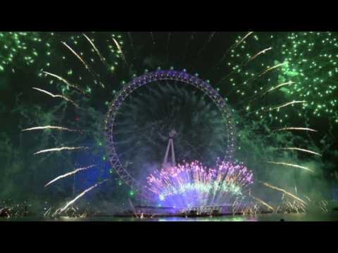 London celebrates new year