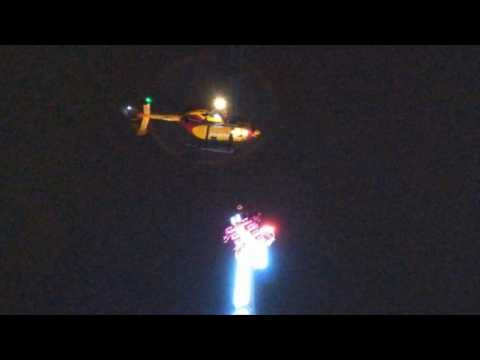 Revellers spend New Year stuck 50 metres up at French funfair