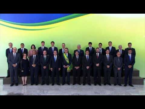 Brazilian President Jair Bolsonaro presents new cabinet