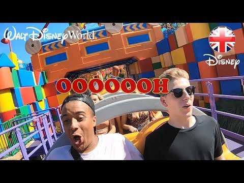 WALT DISNEY WORLD | Ride Slinky Dog Dash at Disney's Hollywood Studios | Official Disney UK