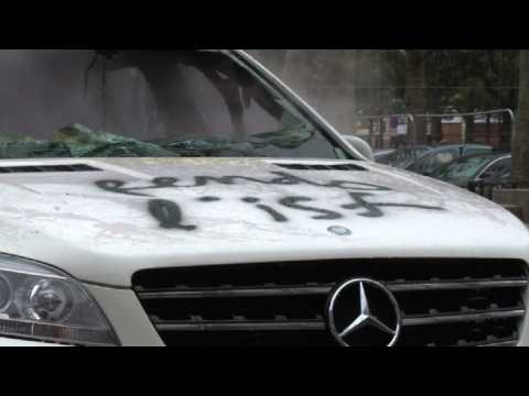 Tensions soar in Nantes between "yellow vests" and police