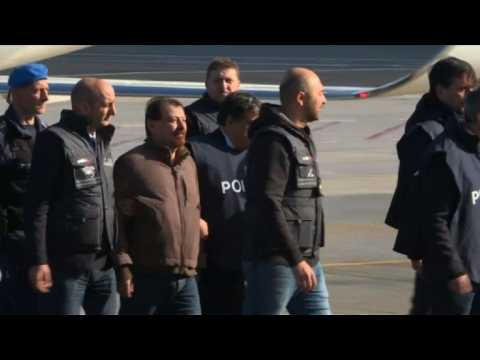 Fugitive Italian ex-militant Battisti arrives in Rome