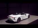 Lexus LC Cabriolet Concept vehicle celebrates World premiere
