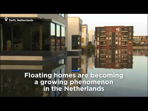 Dutch turn to floating homes to confront rising sea levels