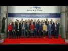 EU foreign ministers arrive for informal meeting in Bucharest