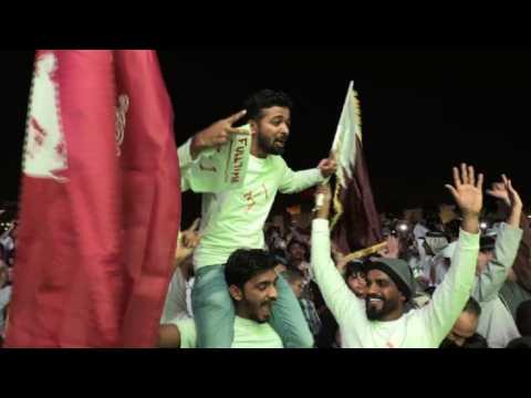 Football: Qatar fans react in Doha after Asian Cup triumph