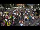 Opposition protesters gather in Caracas