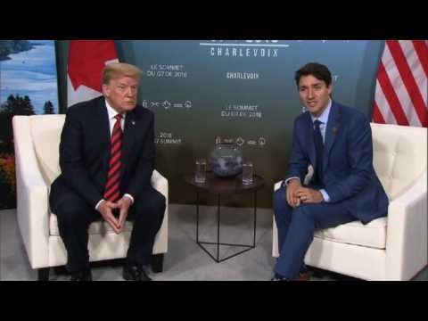 Trump says progress made in trade talks with Canada at G7