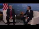 Donald Trump and Macron meet for G7 bilat