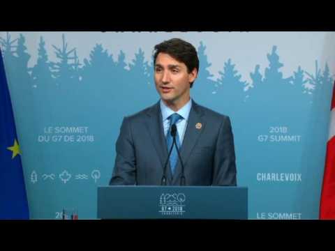 G7 agrees joint statement after fractious summit: Trudeau