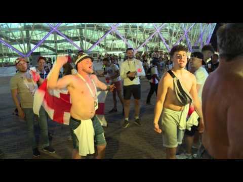 World Cup: England fans jubilant after 2-1 win over Tunisia