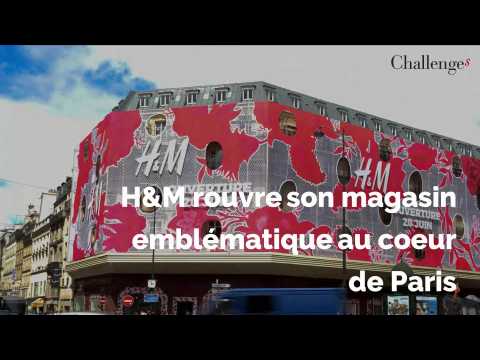 H&M rouvre son magasin emblématique à Paris 