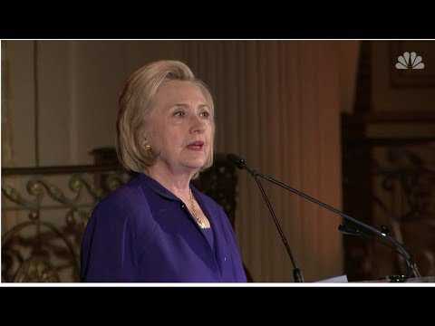 Hillary Clinton cite elle aussi la Bible pour dénoncer la 