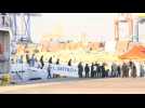 Migrants disembark from Aquarius rescue ship in Spanish port
