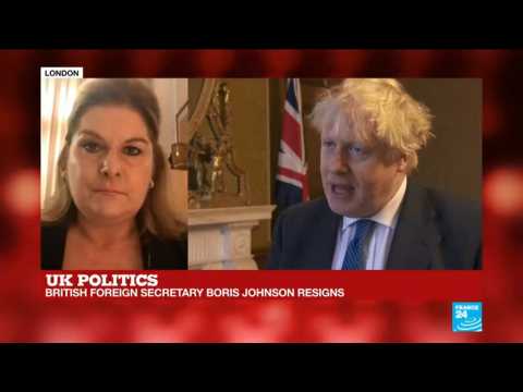 British Foreign Secretary Boris Johnson resigns