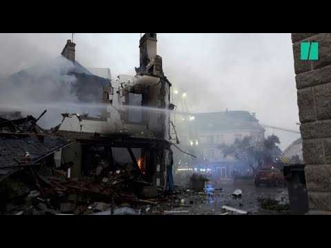 Les images de la violente explosion qui a fait plusieurs blessés à Quiberon