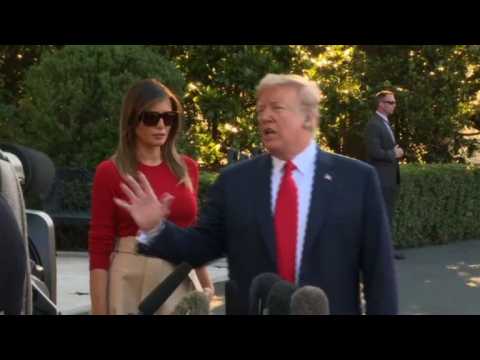 Trump leaves White House en route to Brussels NATO summit