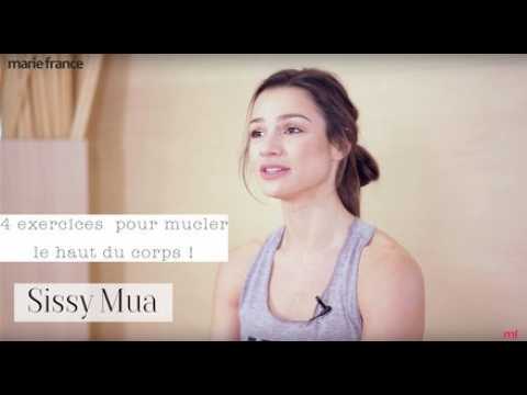 Découvrez les 4 exercices de Sissy Mua pour muscler le haut du corps !