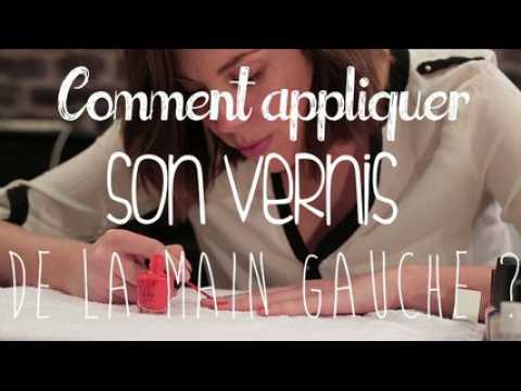 Comment se mettre du vernis de la main gauche ?