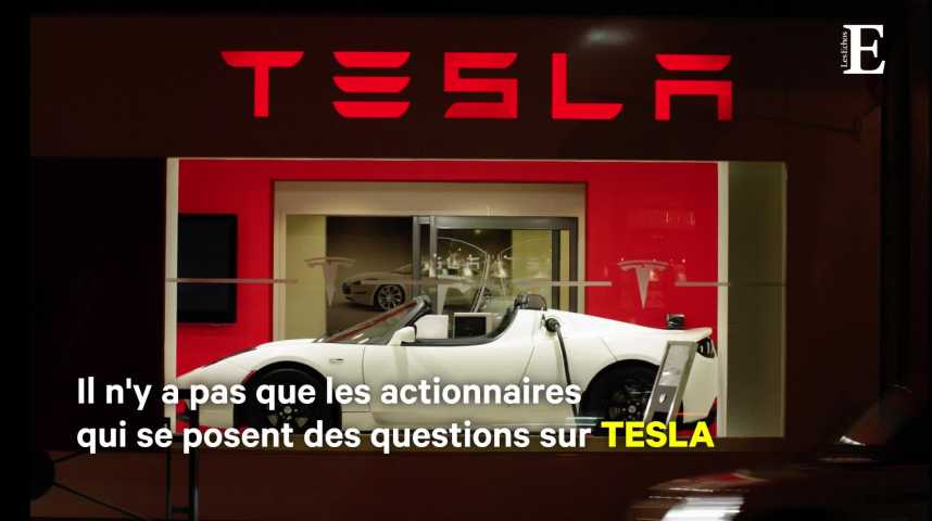 Illustration pour la vidéo Tesla dans l'angle mort