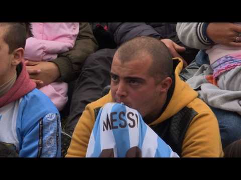 Fans in Buenos Aires put hope in Messi for next World Cup clash