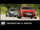 Vidéo Nouvelle Peugeot 508 vs Audi A4 2018 : duel franco-allemand Vidéo Nouvelle Peugeot 508 vs Audi A4 2018 : duel franco-allemand