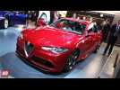 Vidéo FRANCFORT 2015 Alfa Romeo GIULIA Quadrifoglio Vidéo FRANCFORT 2015 Alfa Romeo GIULIA Quadrifoglio